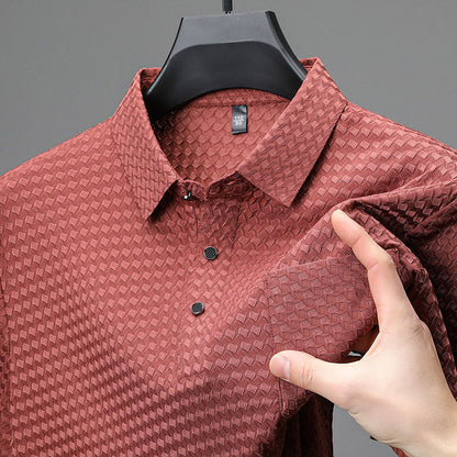 ⏳ Limited time 50% off! 💥Men's Textured Short Sleeve Shirt