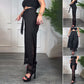 Women's Sexy Lace Lined Wide Leg Pants