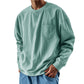 Men’s Oversized Crewneck Long Sleeve Pocket Shirt