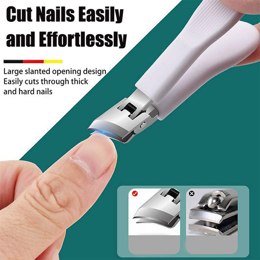 🎉Buy 1 Get 1 Free🎉Wide Jaw Opening Anti-Splash Slanted Nail Clipper
