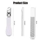 🎉Buy 1 Get 1 Free🎉Wide Jaw Opening Anti-Splash Slanted Nail Clipper