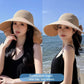 🌞2025 Summer Essentials😍 👒Large-brim Hollow Sunscreen Hat with Removable Neck Shawl