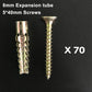 🔥Hot Sale🔥 Upgraded Serrated Iron Expansion Screw