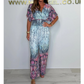 🌷Summer Hot Sale-49% Off🩵Bohemian Print Wide Leg Jumpsuit