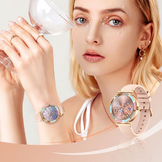 🌸Designed for Women Bluetooth Sports Smartwatch - Stylish Health⌚