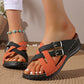 💎Special Offer 50% OFF💎Women's Fashion Belt Buckle Thick Bottom Sandal Slippers