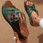💎Special Offer 50% OFF💎Women's Fashion Belt Buckle Thick Bottom Sandal Slippers