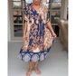 🔥Last Day Promotion 50% OFF🔥Women's Loose V-Neck Printed Dress