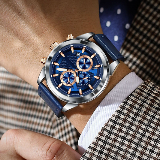 Men's Casual Elegant Luminous Dial Quartz Watch
