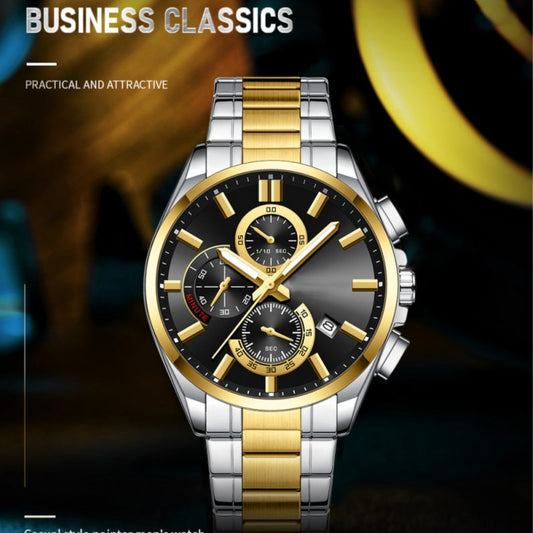 Men's Waterproof Multifunctional Quartz Watch⌚