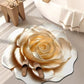 3D Shaped Flower Diatomite Absorbent Floor Mat