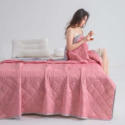 🌙Last Day 50% OFF-❄️Breathable Printed Washable Summer Cooling Comforter💤