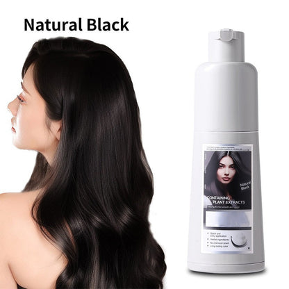 3-In-1 Long-Lasting Natural Hair Dye Shampoo