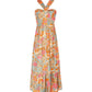 🔥Hot Sale 50%🌺Cross Halter Sleeveless Floral Printed Dress💃