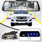 Touchscreen Dash Cam with Rearview Camera