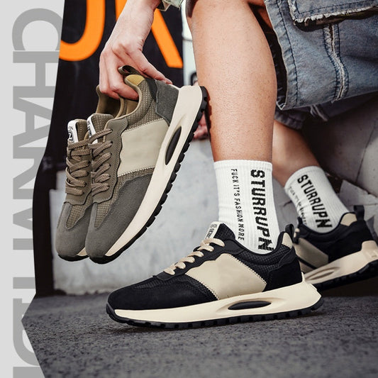 Men's Light & Soft Lace-Up Sneakers