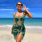 Women’s One-Piece Swimsuit & Cover-Up Set