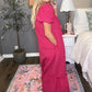 Women's Stylish Puff Sleeve Maxi Dress