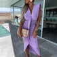 🌴✨V-Neck Slimming Sleeveless Dress