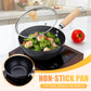 Fish Scale Pattern Flat Bottom Non-Stick Pan