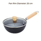 Fish Scale Pattern Flat Bottom Non-Stick Pan