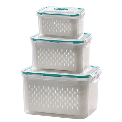 🔥Summer Hot Sale 50％ OFF💝2 in 1 Draining Fresh-Keep Food Container