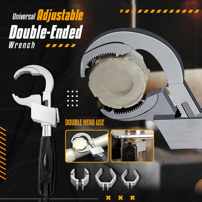 🔧 Double-Ended Adjustable Plumbing Wrench