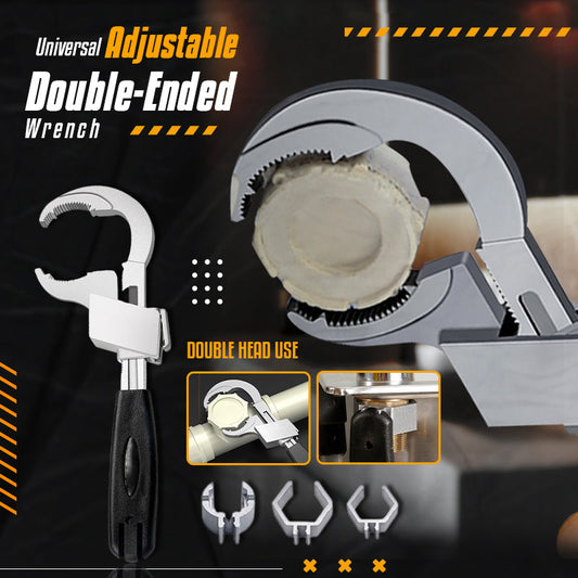 🔧 Double-Ended Adjustable Plumbing Wrench