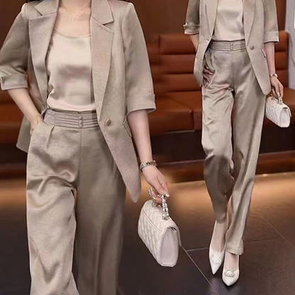 Elegance High-Waist Slimming 3-Piece Set