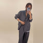⏳Time-limited Special⏰Women's Long Sleeve Blazer & Wide Leg Pant 2-Piece Set