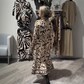 Graceful Floral Print Long Sleeve Dress