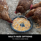 ⏰Limited stock available—grab yours now!🐓Large-Capacity Round Poultry Feeder Bowl