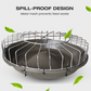 ⏰Limited stock available—grab yours now!🐓Large-Capacity Round Poultry Feeder Bowl