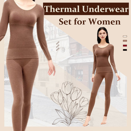🍂Autumn Hot Sale 49% OFF🔥Thermal Underwear Set for Women