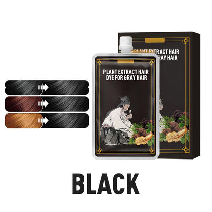 Plant Extract Hair Dye for Gray Hair