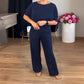 🎁 Hot Sale 49% OFF 🔥Elegant Longline Cardigan & Top & Pants 3-Pieces Set