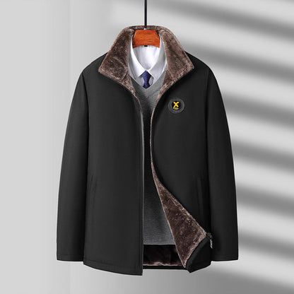 Men's Warm Plush Lined Jacket