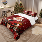 🎄 50% OFF NOW! ✨ Festive Christmas 3-Piece Duvet Cover Set - Soft Brushed Polyester with Holiday Patterns for Cozy Seasonal Decor 🛏️❤️