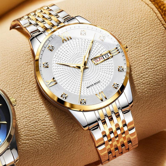 ⏳Year-End Premium Sale: 80% OFF💥Men's Stainless Steel Waterproof Business Watch