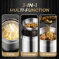 🥳2026 HOT SALE🥳💞50K+ SOLD!♻️🧑‍🍳 50% OFF! Multi‑Function Stainless Steel Oil Filter Container – Large capacity, reusable filter. Saves oil, keeps cooking clean & healthy. A kitchen must‑have! 🔥✨