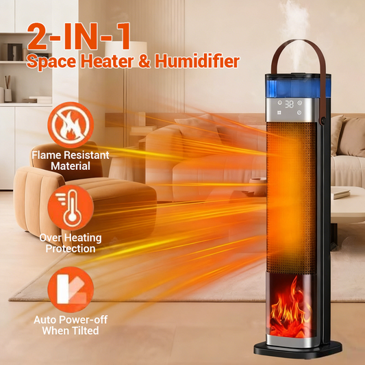🔥🔥2-in-1 Space Heater & Humidifier