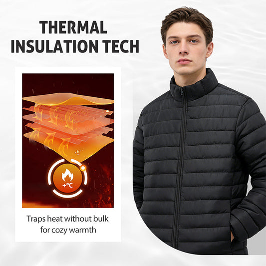 🔥Solid Color Warm Lightweight Cotton Jacket