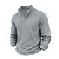 Men's Quarter-Zip Jacquard Pullover Sweatshirt