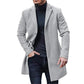 Versatile and Cozy Tweed Coat for Men