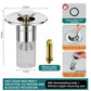 🚿✨ 💥LAST DAY SALE 50% OFF Sets!!🔥Stainless Steel Floor Drain Filter – Stop Hair Clogs Before They Start