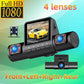 🔥✨1080P 4-Channel Dash Cam with Night Vision🎥