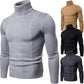 🔥Men's Slim Fit Cable Knit Turtleneck Sweater