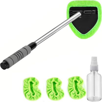 💦Crystal Clear Windscreen in Seconds – Extendable Cleaning Tool with 180° Rotating Head. 50% Off. UK Stock
