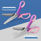 🧵 LIMITED TIME 50% OFF! Premium Stainless Steel Pinking Shears – Ergonomic Soft-Grip, Zigzag Cut ✂️