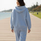 💕Limited Sale 50% OFF💕Women's Casual Hoodie Set with Leopard Print Lining